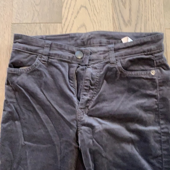 Marccain slim grey velvet pants - Picture 2 of 5